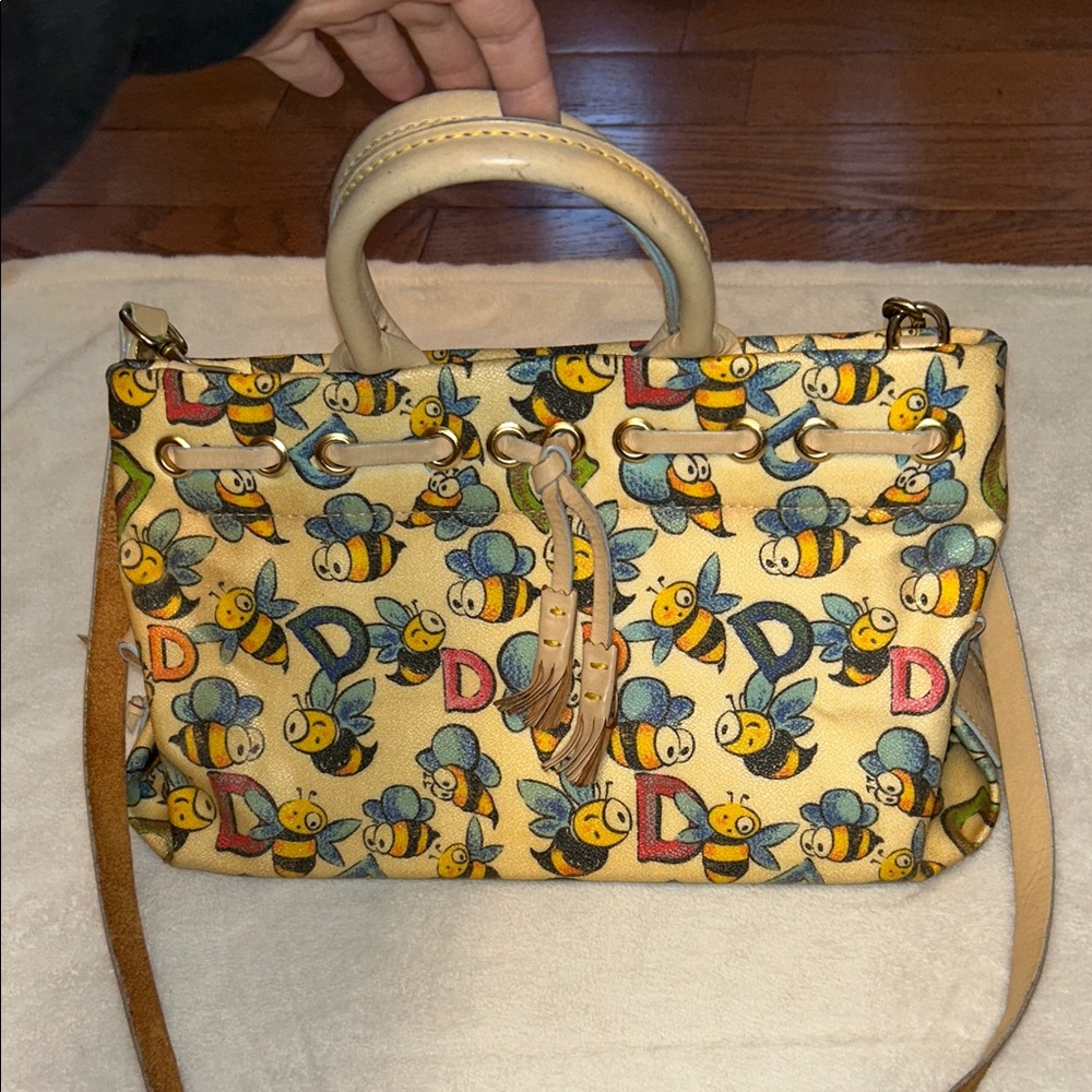 Dooney & Bourke Yellow Bee Satchel